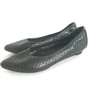 Jules + James Black Flats Size 7
